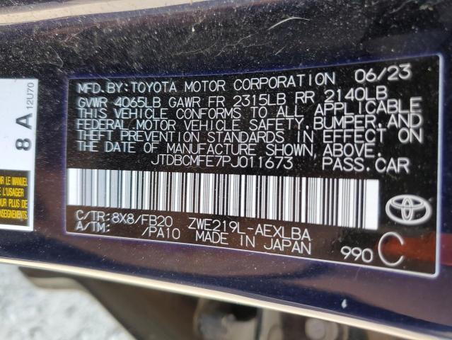 2023 TOYOTA COROLLA LE - JTDBCMFE7PJ011673