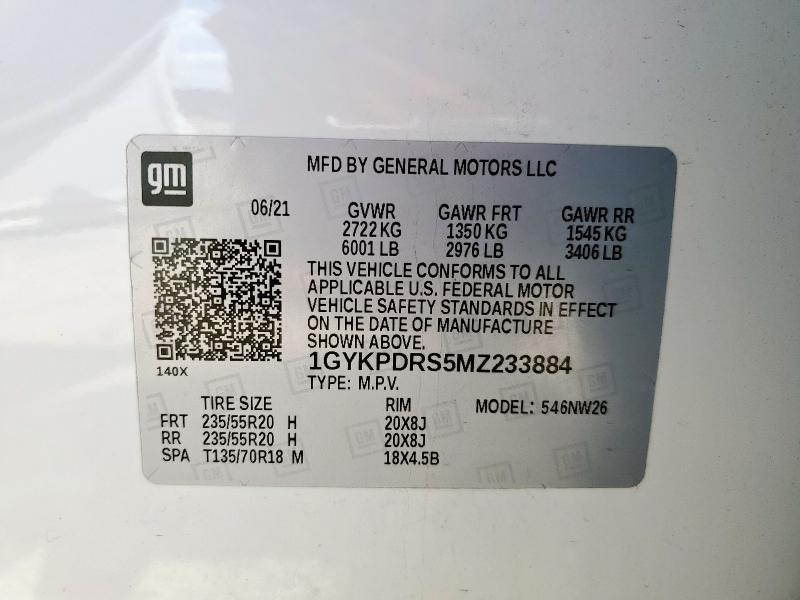 2021 CADILLAC XT6 PREMIU - 1GYKPDRS5MZ233884