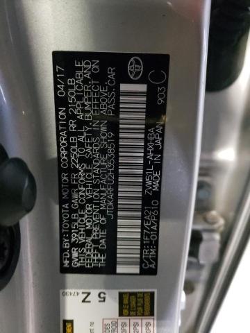2017 TOYOTA PRIUS - JTDKARFU2H3538519