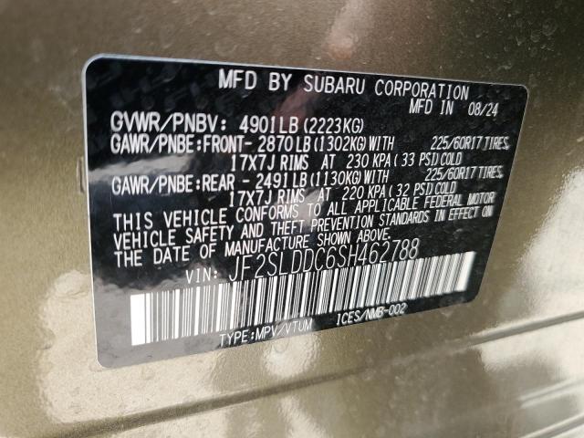 2025 SUBARU FORESTER P - JF2SLDDC6SH462788