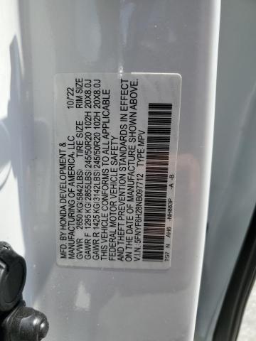 2022 HONDA PILOT SE 5FNYF6H28NB097712