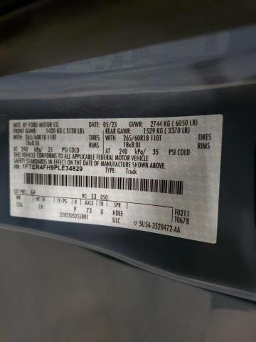 2023 FORD RANGER XL - 1FTER4FH9PLE34829