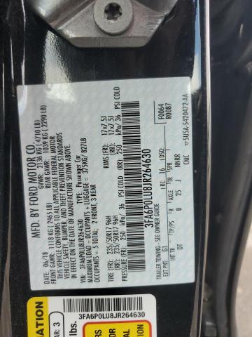 2018 FORD FUSION SE - 3FA6P0LU8JR264630