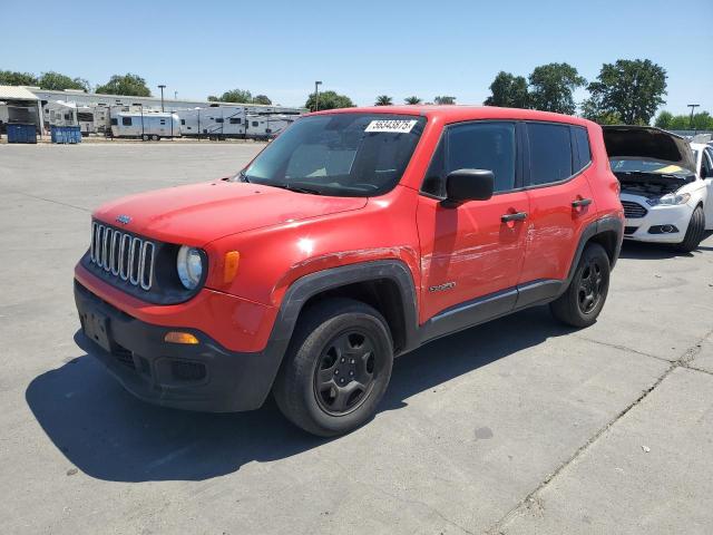 JEEP RENEGADE S 2017 red  gas ZACCJBABXHPG24982 photo #1