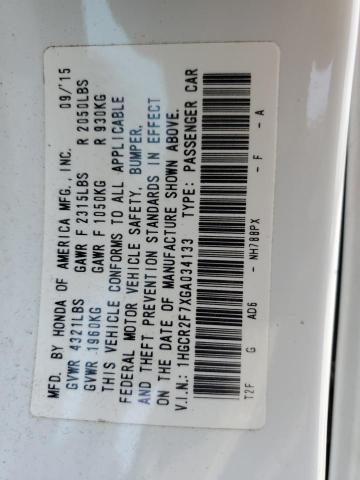 2016 HONDA ACCORD EX - 1HGCR2F7XGA034133