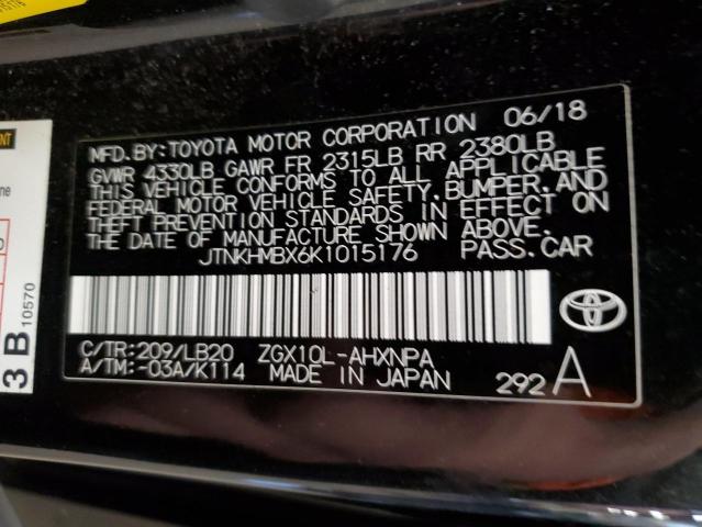 2019 TOYOTA C-HR XLE - JTNKHMBX6K1015176