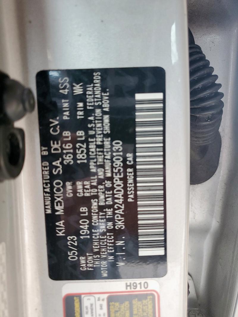 2023 KIA RIO LX 3KPA24AD0PE590130