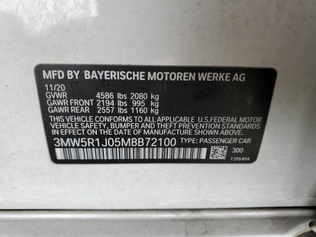 2021 BMW 330I - 3MW5R1J05M8B72100
