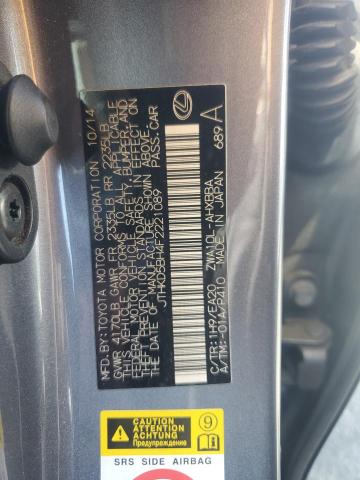 2015 LEXUS CT 200 JTHKD5BH4F2221089