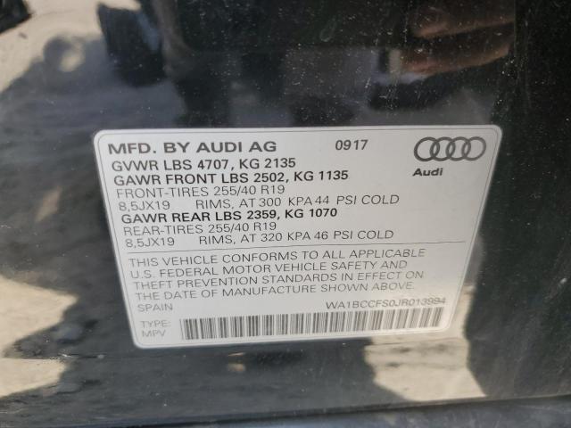 2018 AUDI Q3 PREMIUM WA1BCCFS0JR013994