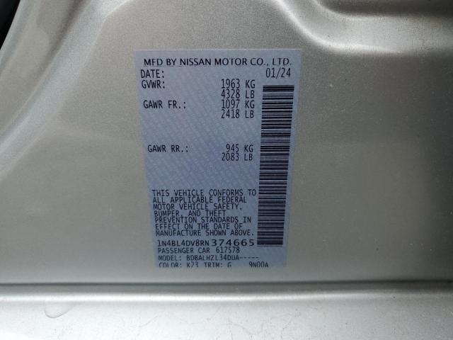 2024 NISSAN ALTIMA SV - 1N4BL4DV8RN374665
