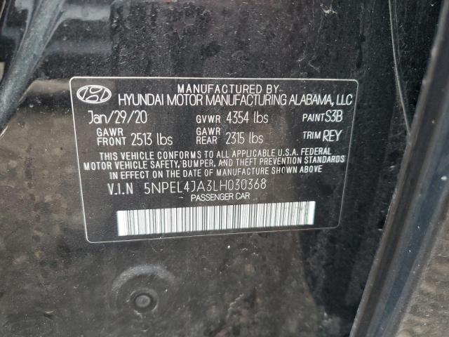 2020 HYUNDAI SONATA SEL - 5NPEL4JA3LH030368