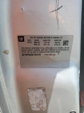 2012 CHEVROLET IMPALA LS - 2G1WF5E35C1281576