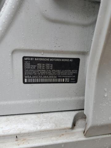 2018 BMW 530 I WBAJA5C55JWA36934