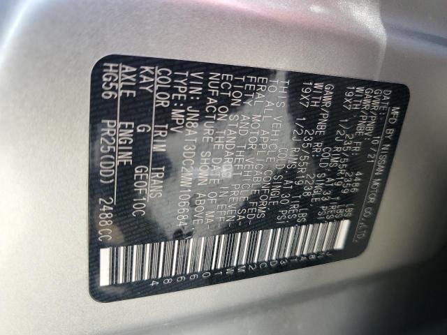 2021 NISSAN ROGUE PLAT JN8AT3DC2MW106684