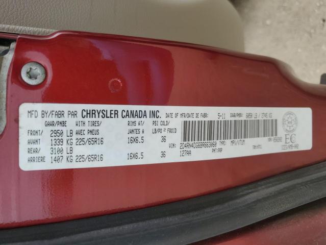 2011 DODGE GRAND CARA - 2D4RN4DG6BR663060