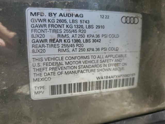 2023 AUDI SQ5 PREMIU - WA1B4AFY4P2083151