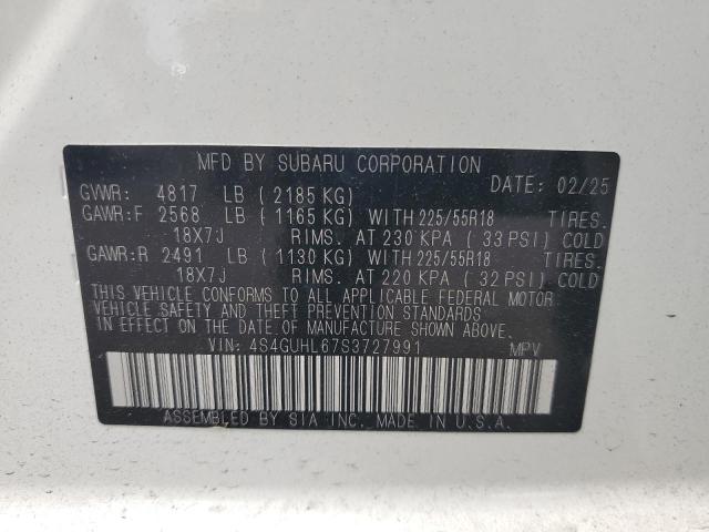 2025 SUBARU CROSSTREK - 4S4GUHL67S3727991