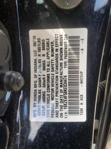 2019 HONDA INSIGHT EX 19XZE4F58KE034474