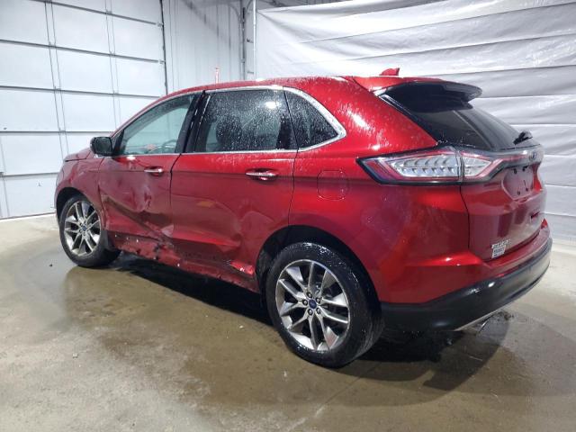 Vin: 2fmtk4k85fbc36132, lot: 57864985, ford edge titanium 20152