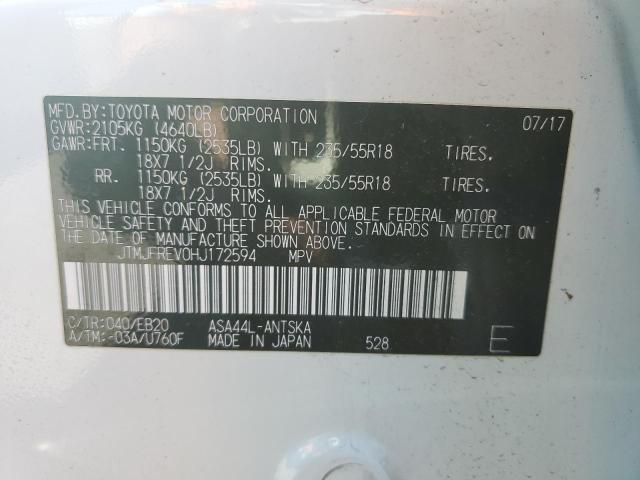 2017 TOYOTA RAV4 SE - JTMJFREV0HJ172594