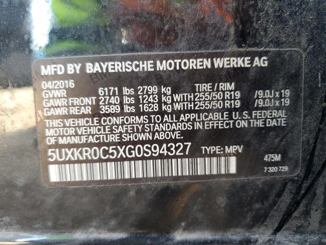 2016 BMW X5 XDRIVE3 #3296449633