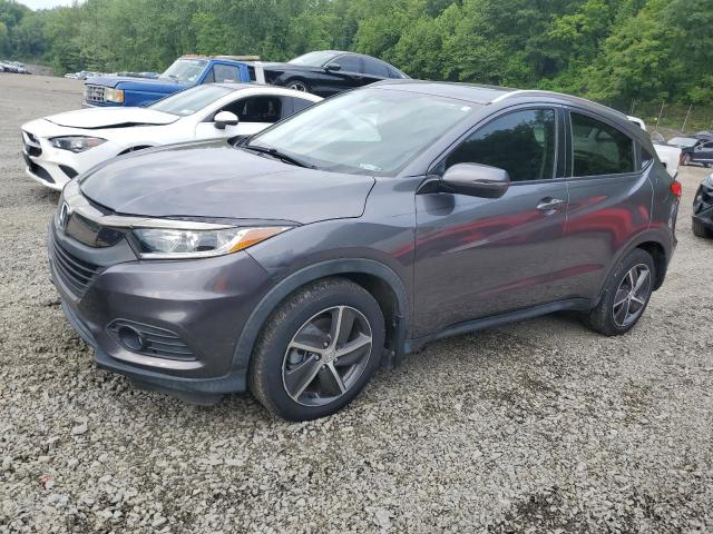 HONDA HR-V EXL 2021 gray  Gasoline 3CZRU6H76MM724577 photo #1