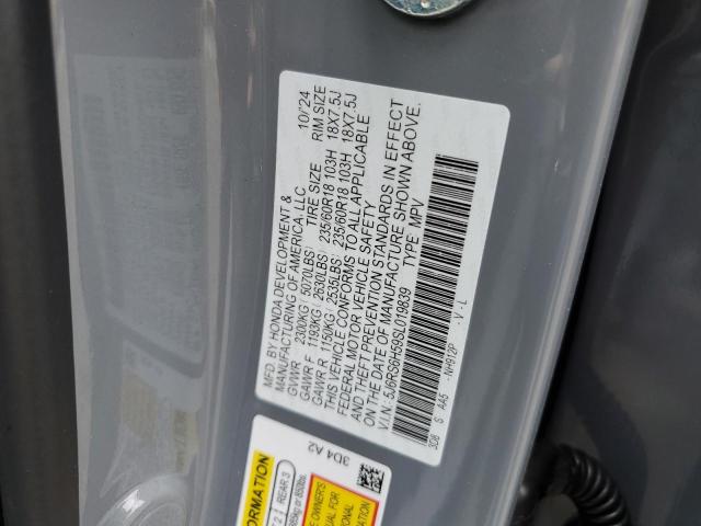 2025 HONDA CR-V SPORT 5J6RS6H59SL019839