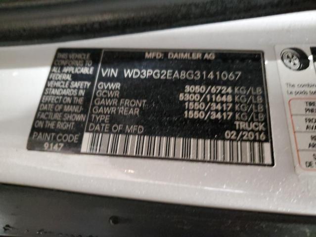 2016 MERCEDES-BENZ METRIS - WD3PG2EA8G3141067