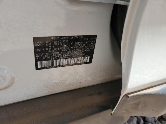 2022 SUBARU OUTBACK WI 4S4BTGUD2N3245776