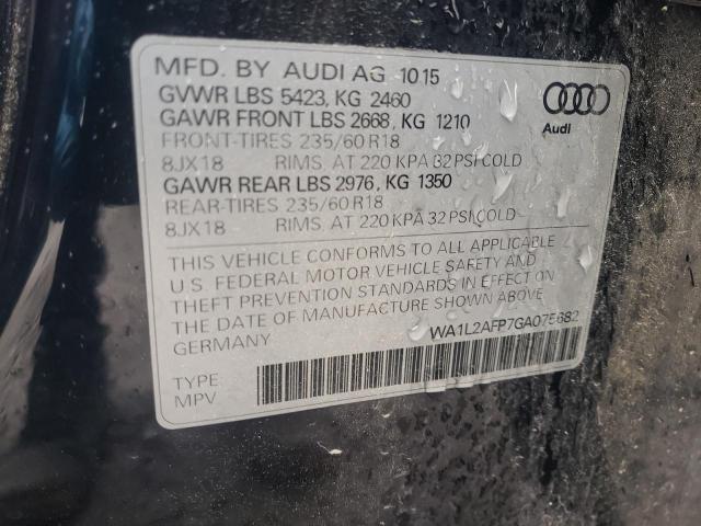 2016 AUDI Q5 PREMIUM - WA1L2AFP7GA075682
