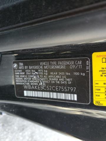 2012 BMW 328 I SULE - WBAKE5C52CE755797