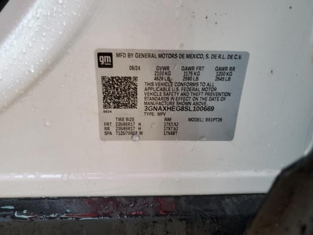 2025 CHEVROLET EQUINOX 3GNAXHEG8SL100669