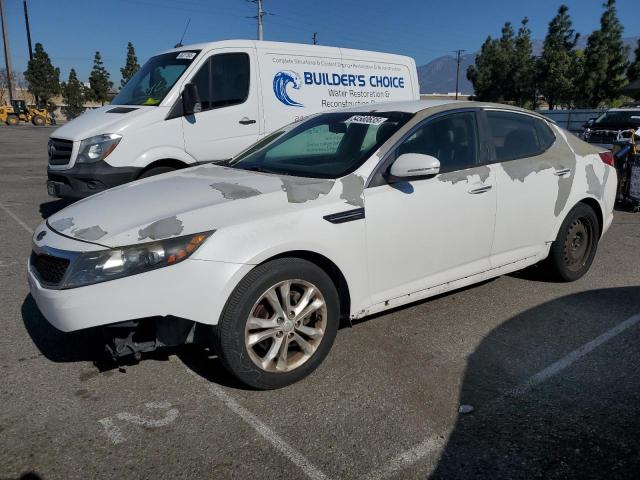 KIA OPTIMA LX 2013 white  gas 5XXGM4A75DG140684 photo #1