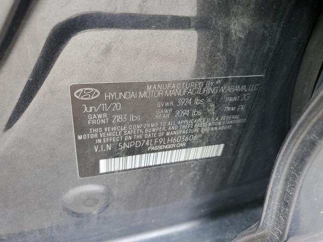 2020 HYUNDAI ELANTRA SE - 5NPD74LF9LH603606