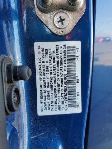 2015 HONDA CIVIC LX 19XFB2F5XFE007850