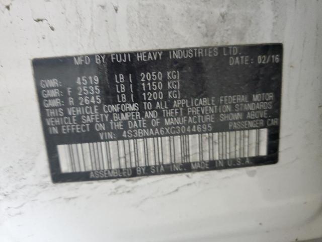 2016 SUBARU LEGACY 2.5 - 4S3BNAA6XG3044695