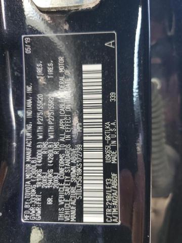 2019 TOYOTA SEQUOIA LI 5TDJY5G18KS172799