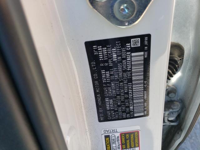 2019 HONDA CLARITY JHMZC5F17KC001433