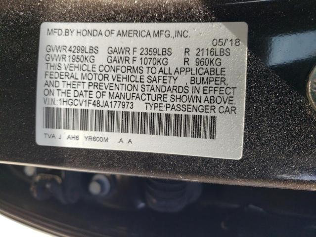 2018 HONDA ACCORD EX 1HGCV1F48JA177973