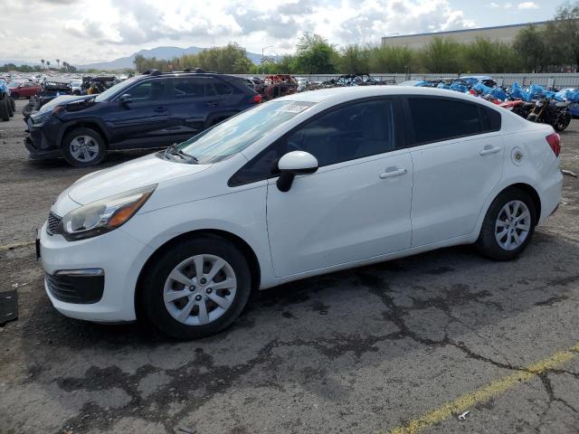 KIA RIO LX 2016 white  gas KNADM4A36G6548983 photo #1