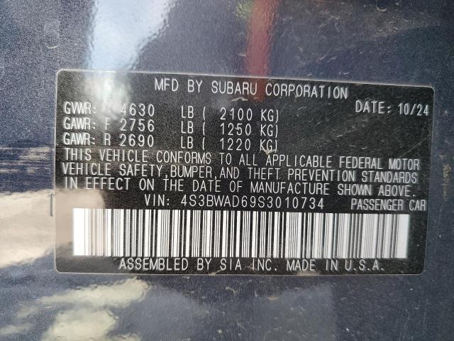 2025 SUBARU LEGACY PRE - 4S3BWAD69S3010734
