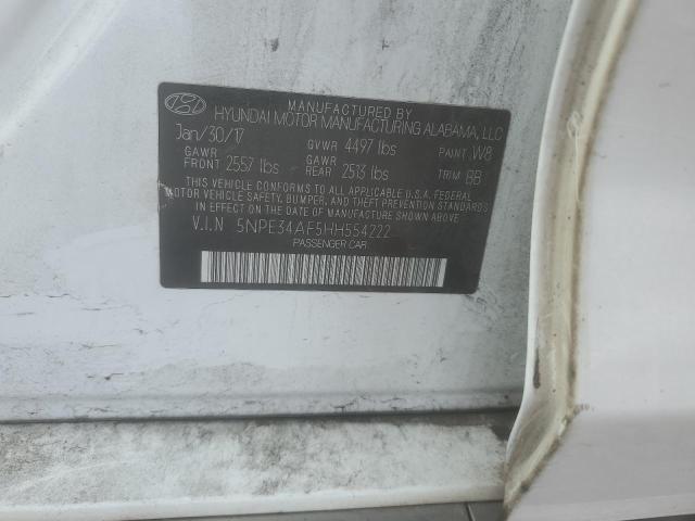 2017 HYUNDAI SONATA SPO - 5NPE34AF5HH554222
