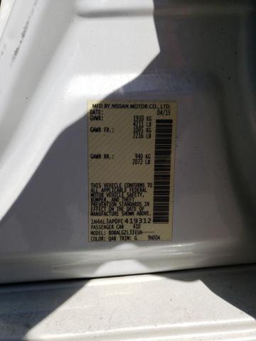 2015 NISSAN ALTIMA 2.5 - 1N4AL3AP0FC419312