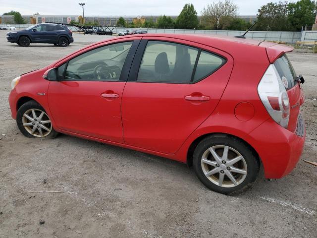 TOYOTA PRIUS C 2014 red  hybrid engine JTDKDTB35E1075963 photo #3