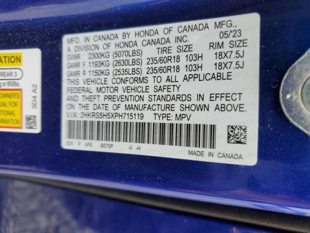 2023 HONDA CR-V SPORT 2HKRS5H5XPH715119