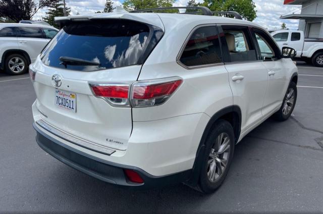Vin: 5tdbkrfh0es025733, lot: 57535055, toyota highlander le 20144