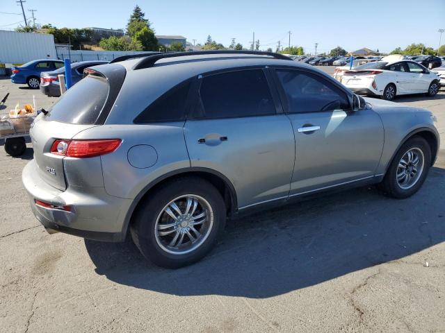 INFINITI FX35 2005 gray  gas JNRAS08U65X107803 photo #4