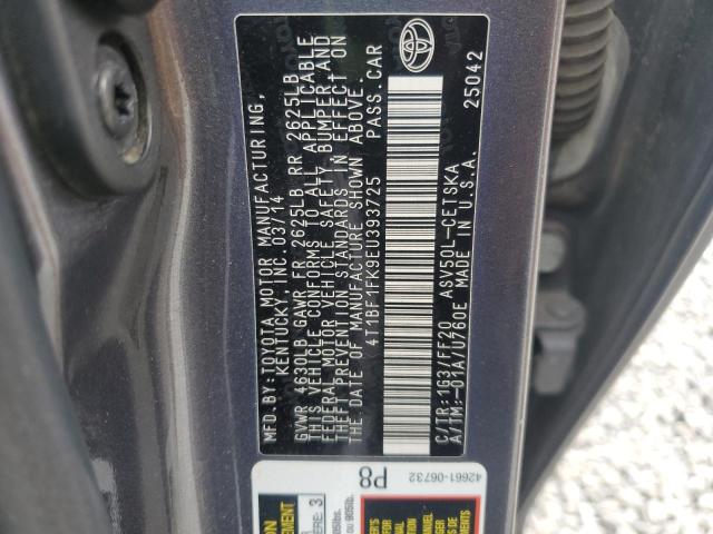 2014 TOYOTA CAMRY L - 4T1BF1FK9EU393725