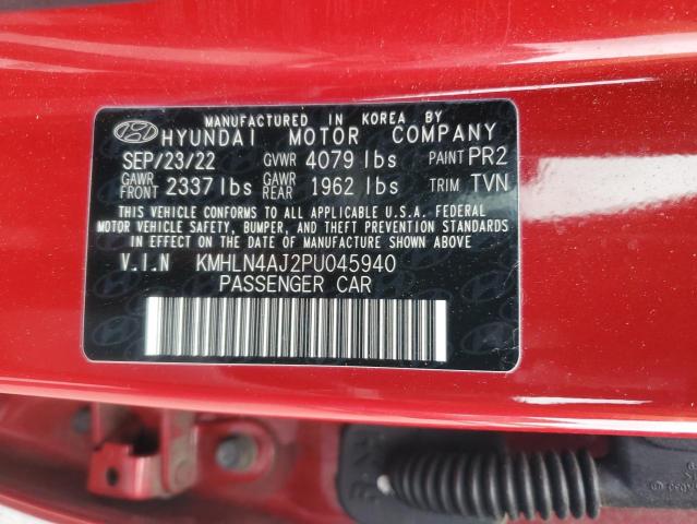 2023 HYUNDAI ELANTRA LI KMHLN4AJ2PU045940